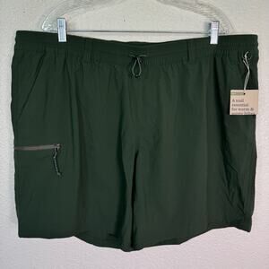 REI Trailmade Shorts Men XXL Hiking Hike Outdoors Pockets UPF 50 Nylon Green 2XL
